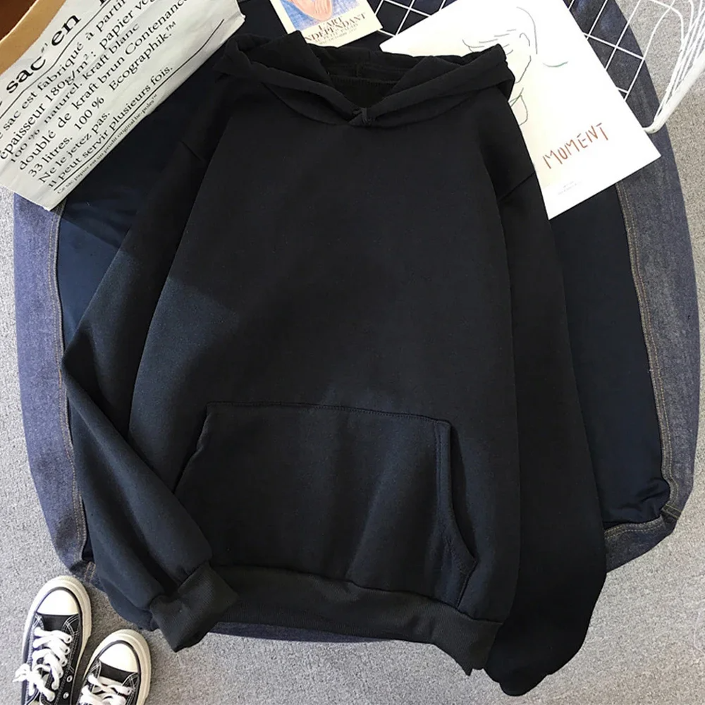 Women's hoodie - Oversized fit - Sweatshirt - Pouch pocket - Ribbed cuffs - Casual style