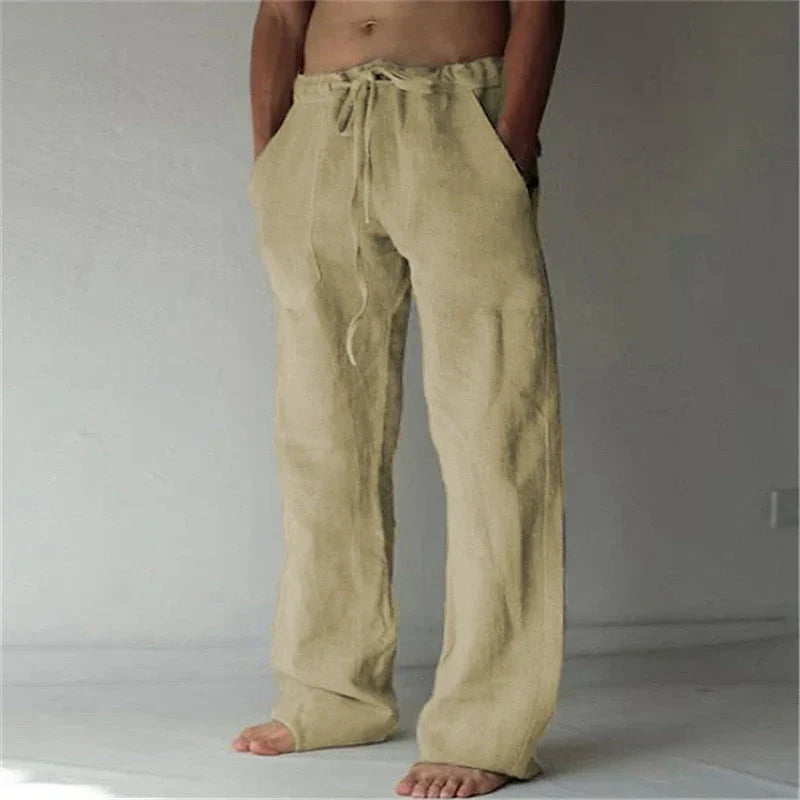 Arthur - Men's Wide Linen Pants