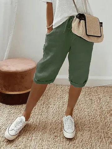 Rosa women's shorts in cotton-linen - fluid, light & trendy for summer 2025