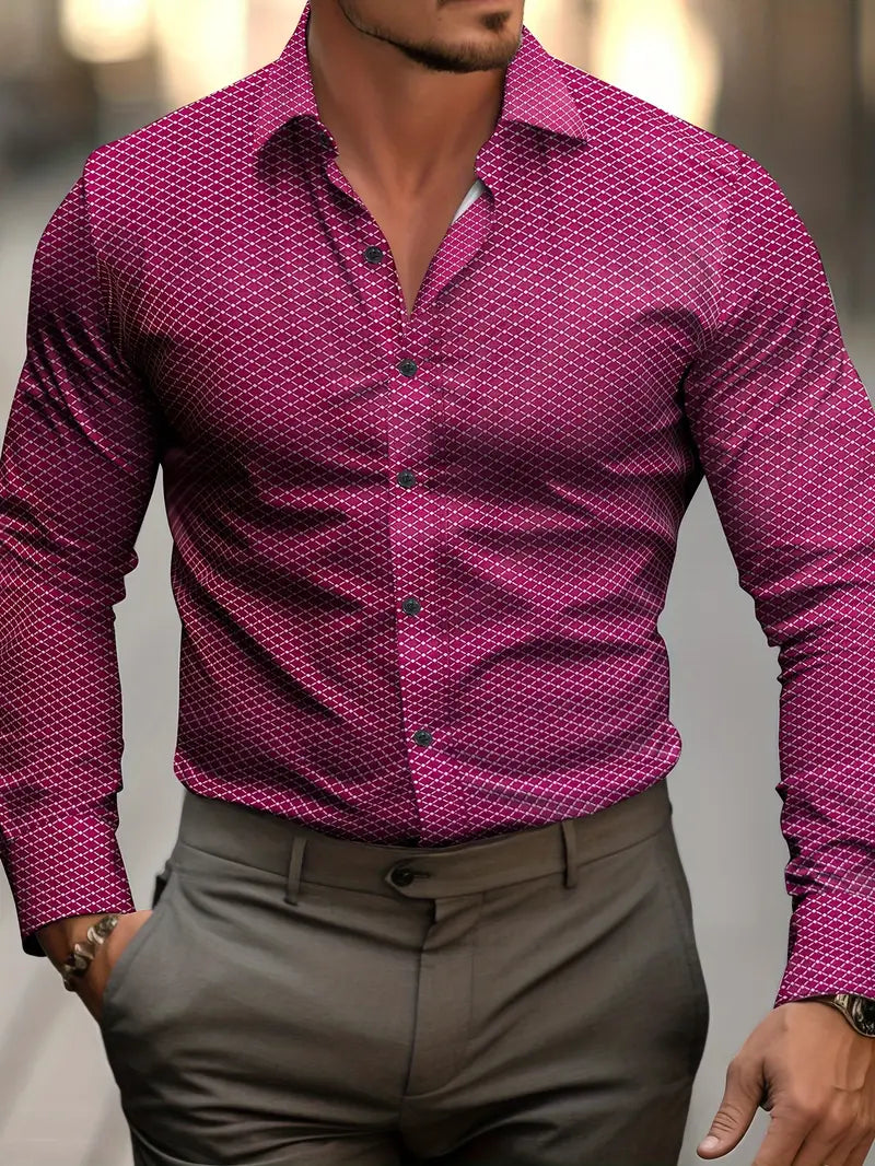 Rut-Jan | Chic Checked Shirt for Men with a Comfortable Fit