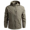 Lightweight windbreaker cargo jacket for men