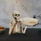 GhoulBowl | Resin skull bowl with bowl – Gothic skeleton Halloween decoration