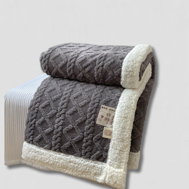 CozyNest - Reversible Fleece Blanket