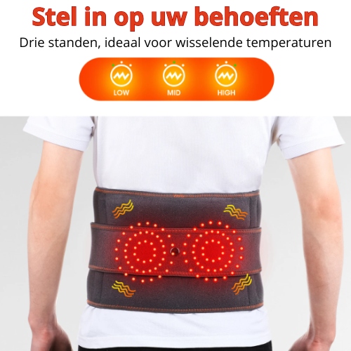 Calor infrarrojo - Parte baja de la espalda