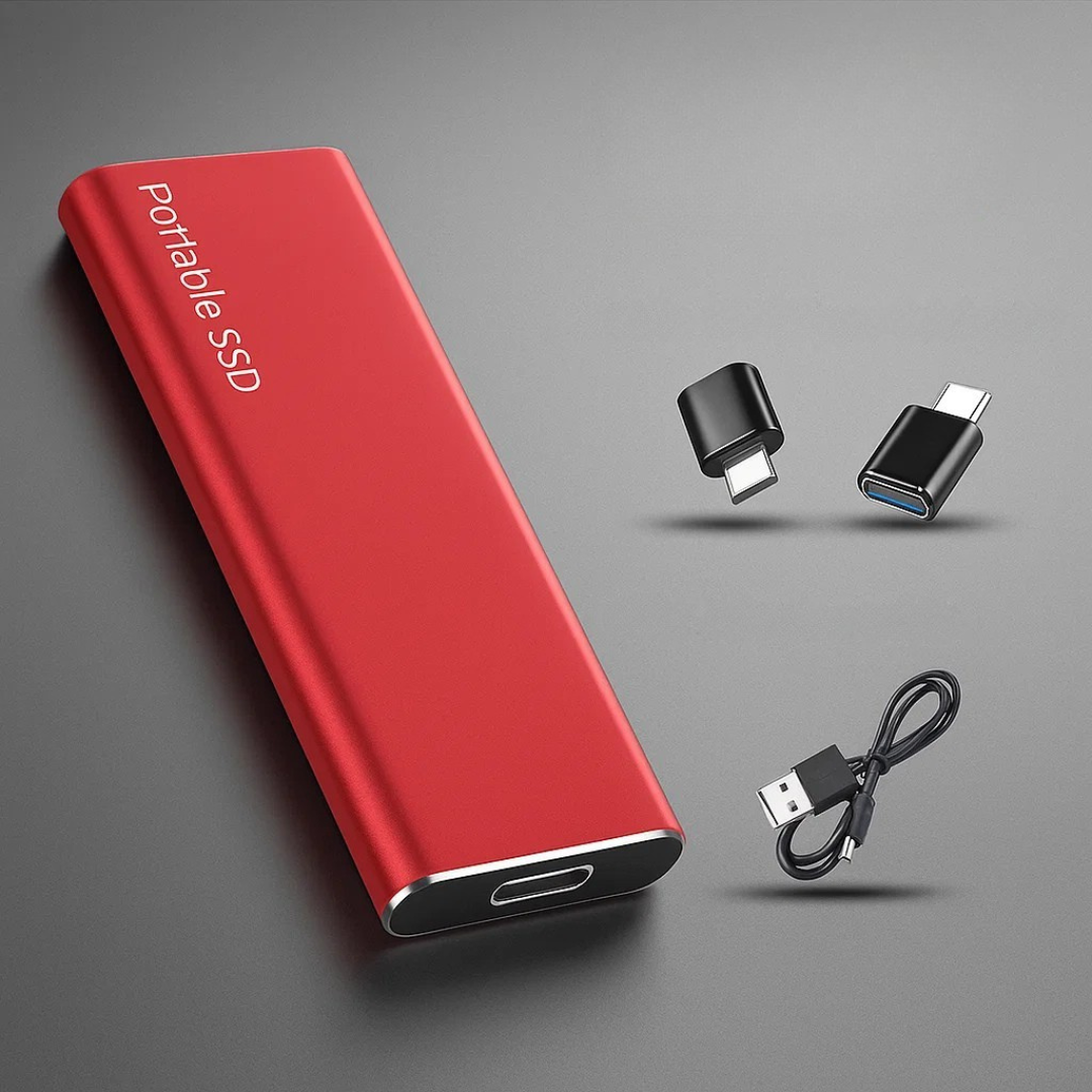 Portable SSD with USB-C fast data transfer