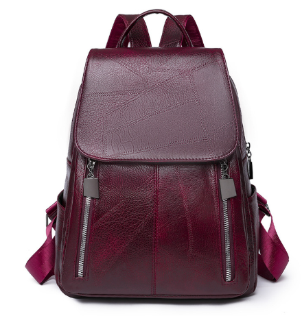 Stylish leather ladies backpack | Theft-proof bag | Roswitha
