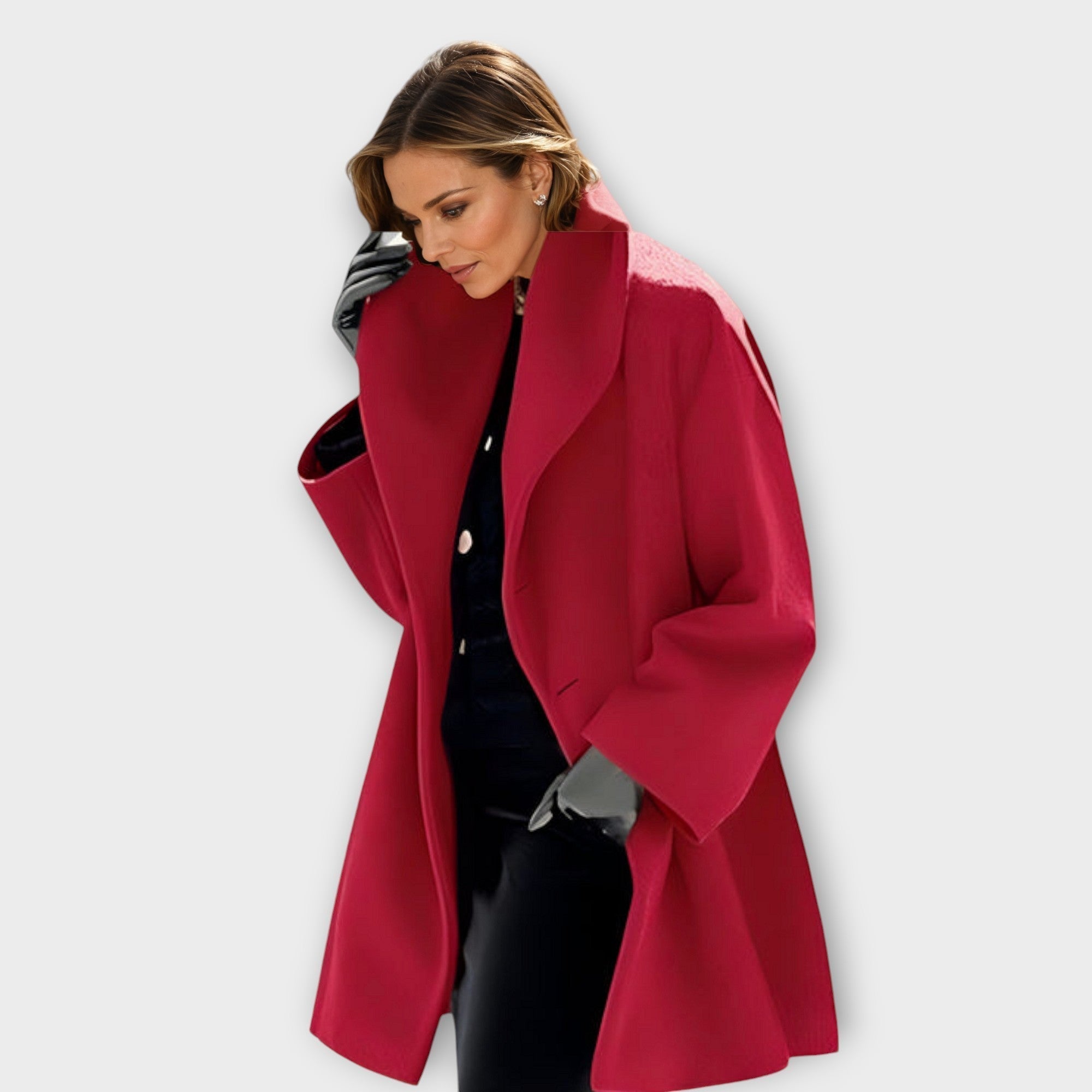 Oversized Wrap Coat for Women - Image 8