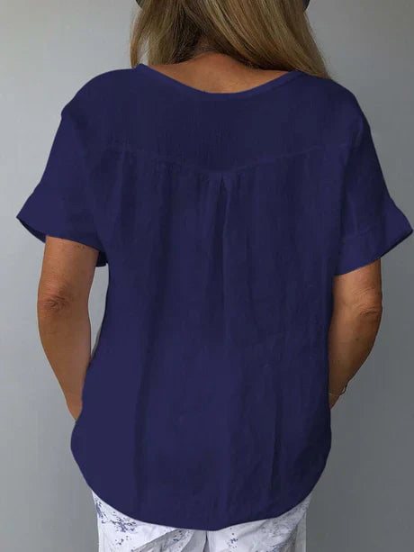 Women's Comfortable V-Neck Summer T-Shirt | Chic