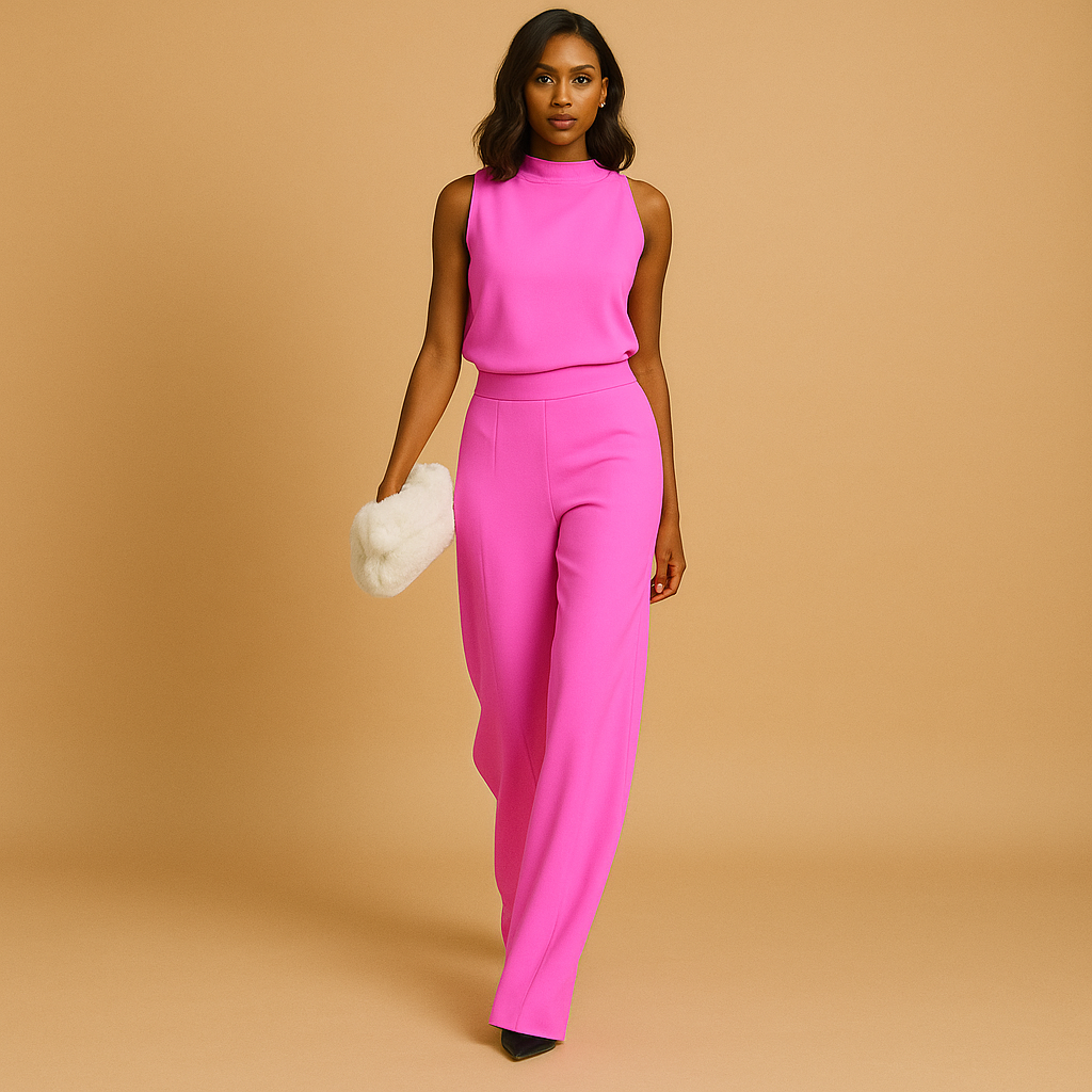 Chic wide-leg jumpsuit for women | Isabelle