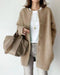 Cardigan chic in lana e mohair per autunno e inverno - Donna