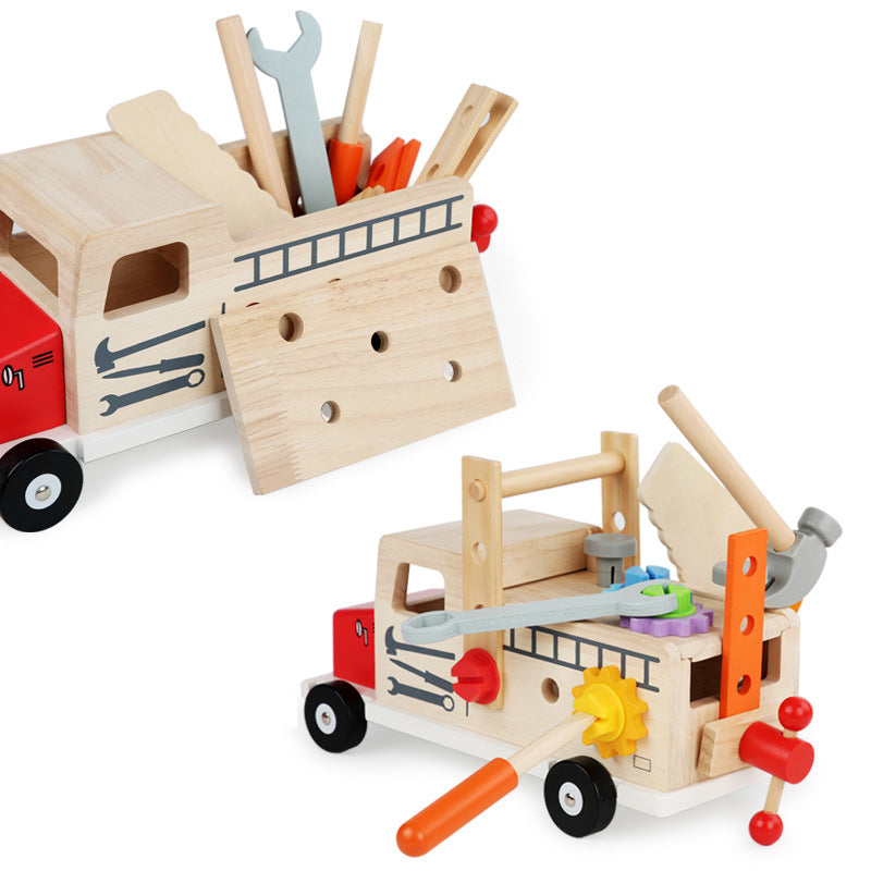 Children's screwdriver repair station, educational toy