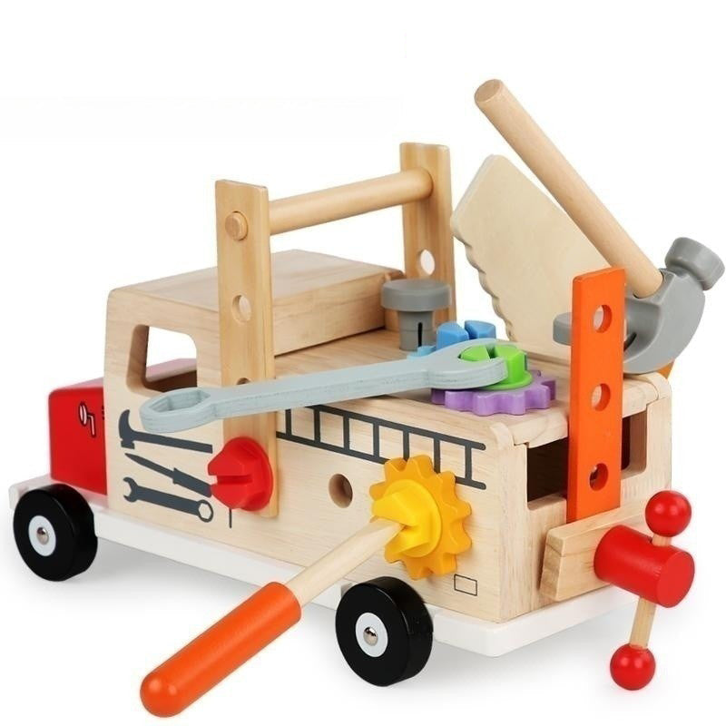 Children's screwdriver repair station, educational toy