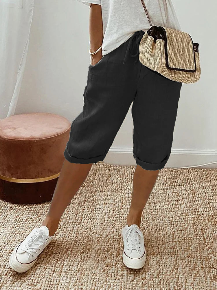 Rosa women's shorts in cotton-linen - fluid, light & trendy for summer 2025