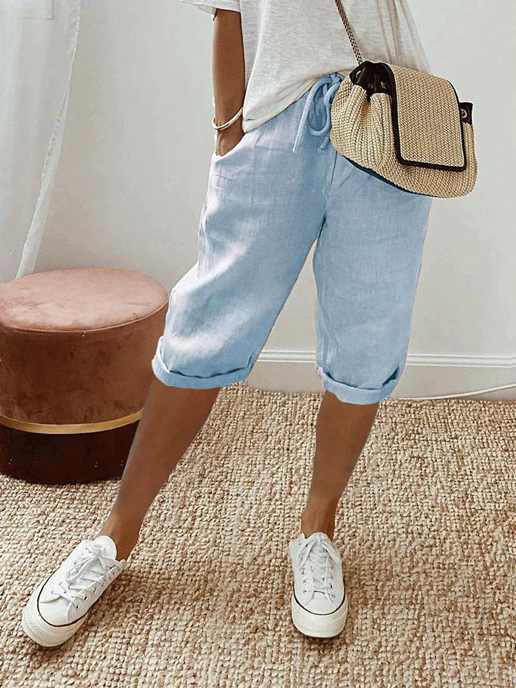 Rosa women's shorts in cotton-linen - fluid, light & trendy for summer 2025