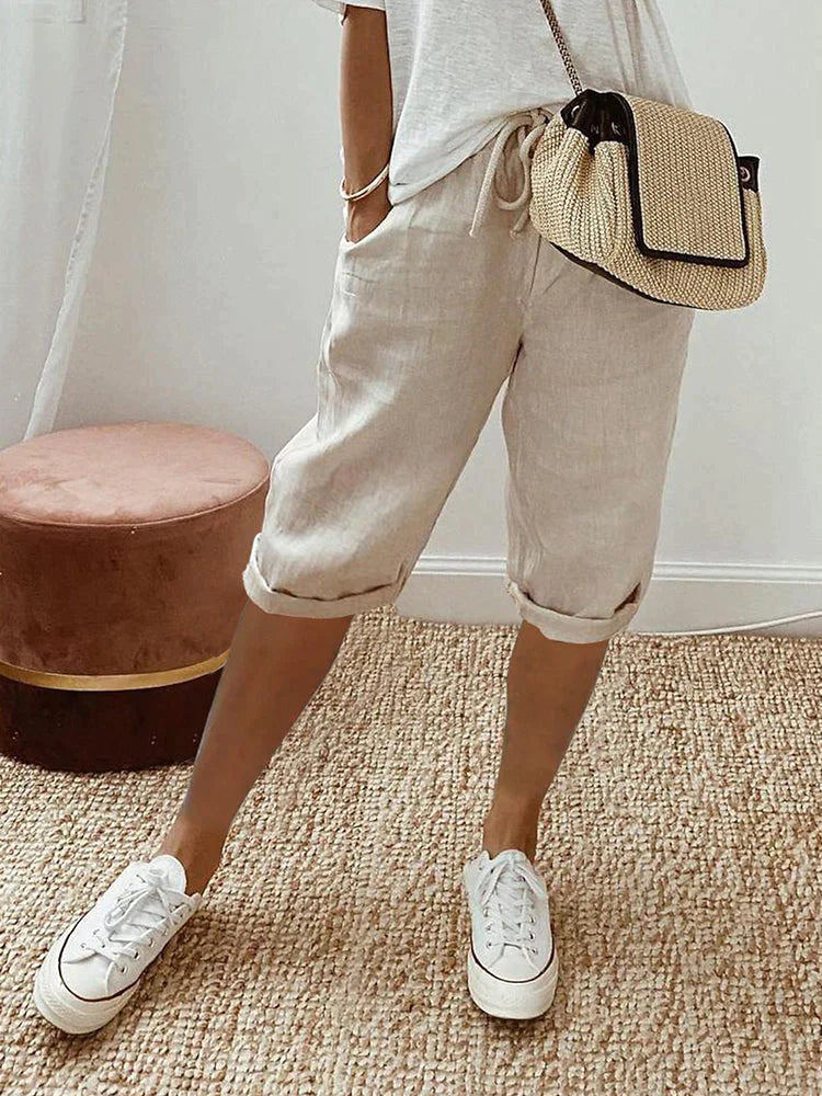 Rosa women's shorts in cotton-linen - fluid, light & trendy for summer 2025