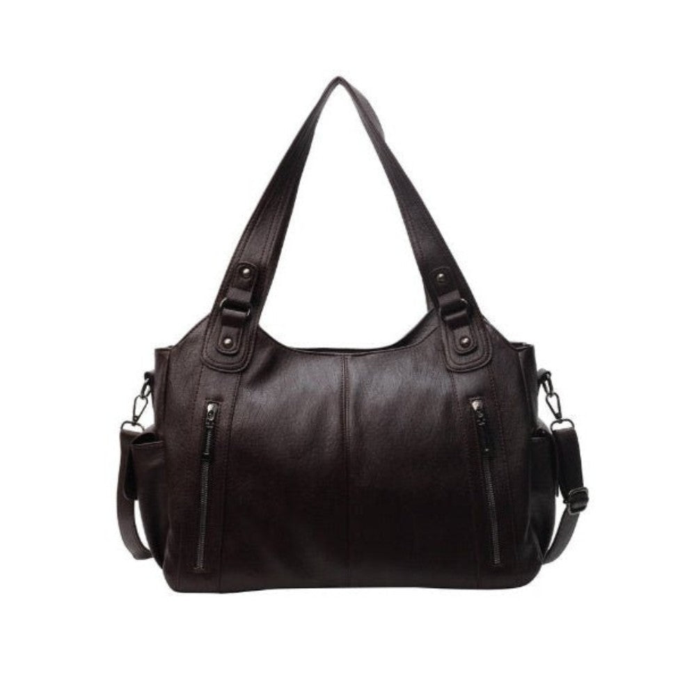 Aliona - School Bag With Shoulder Strap And Zipper Closure