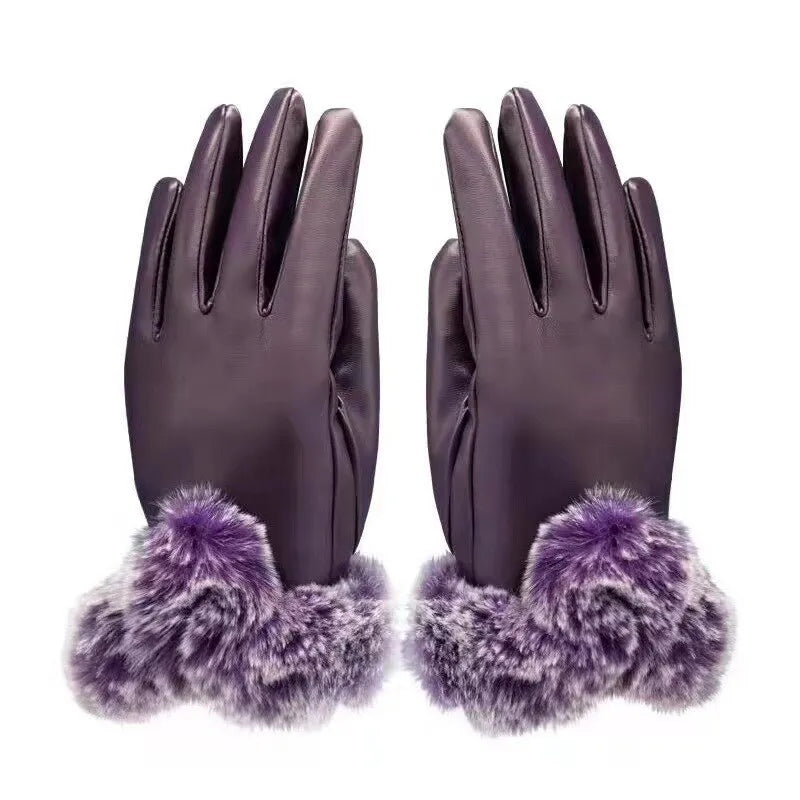 Lotte | Stylish and warm leather gloves