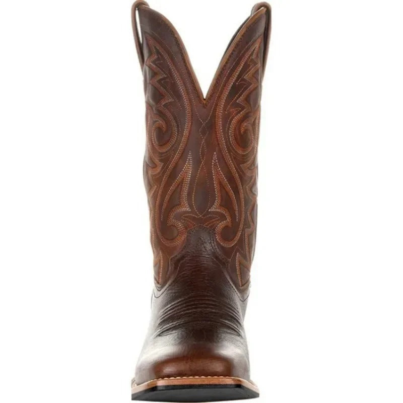 Embroidered Western Cowboy Boots for Men - Image 6