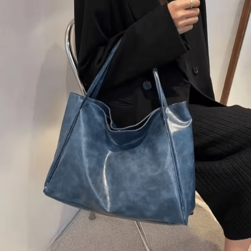 Maxia | Large ladies leather shoulder bag | Handbag