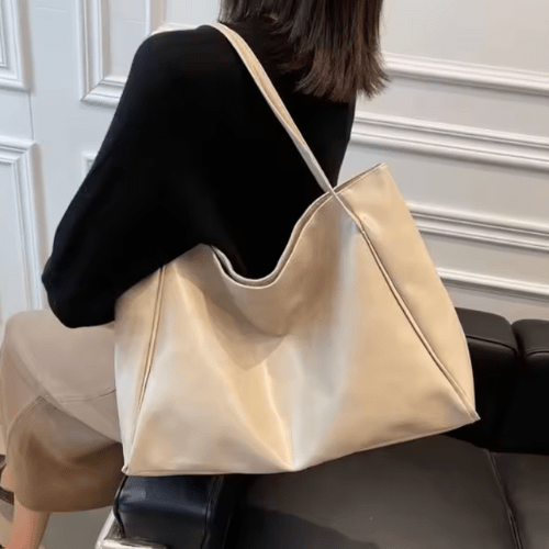 Maxia | Large ladies leather shoulder bag | Handbag