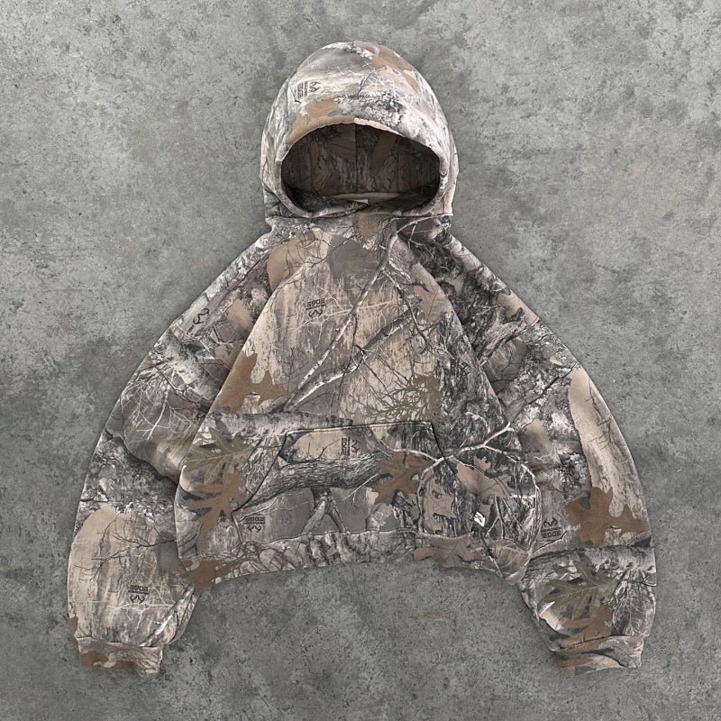 Image of Men's Camo Full Zip Hoodie