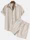Men's Kareem Polo and Shorts Set - Breathable Fabric, Fitted Cut and Summer Comfort