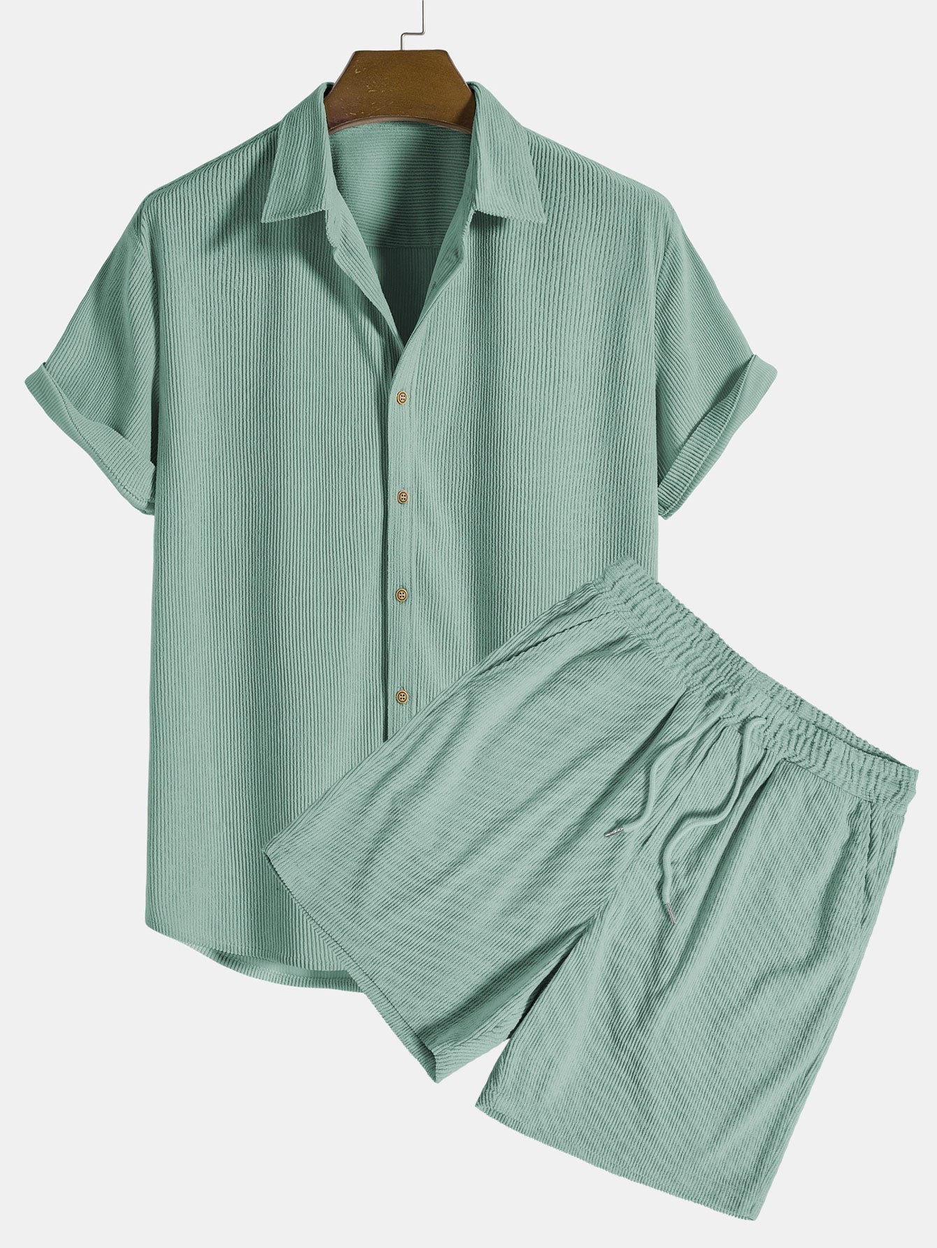 Men's Kareem Polo and Shorts Set - Breathable Fabric, Fitted Cut and Summer Comfort