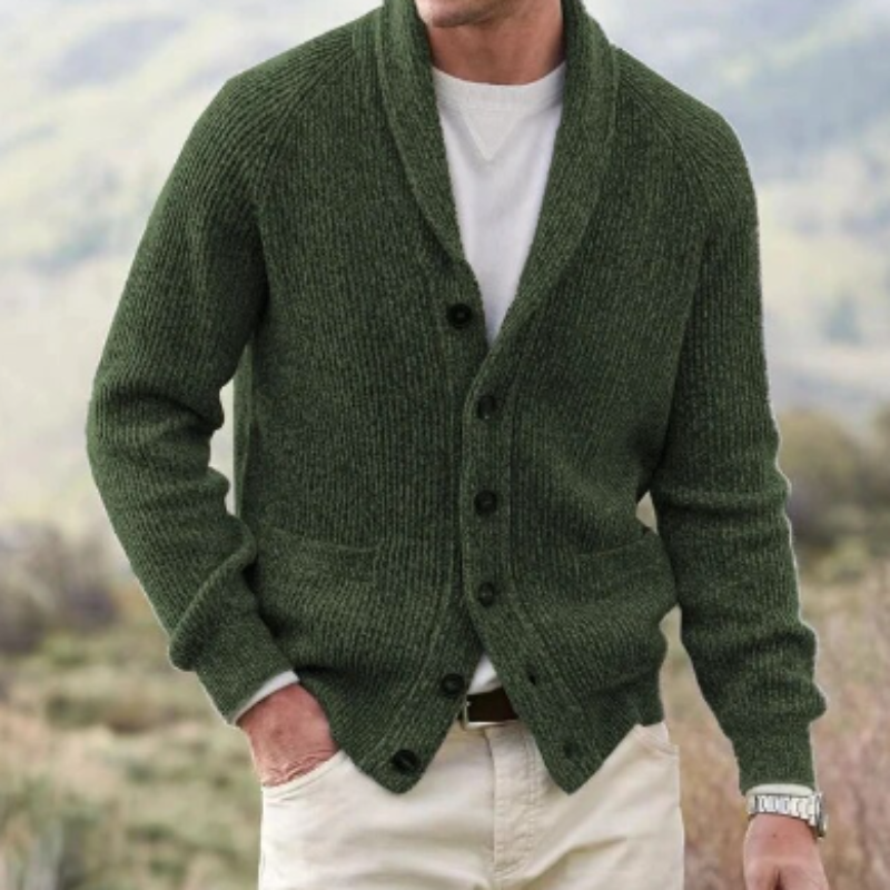 Men's wool Heritage V-Col vest