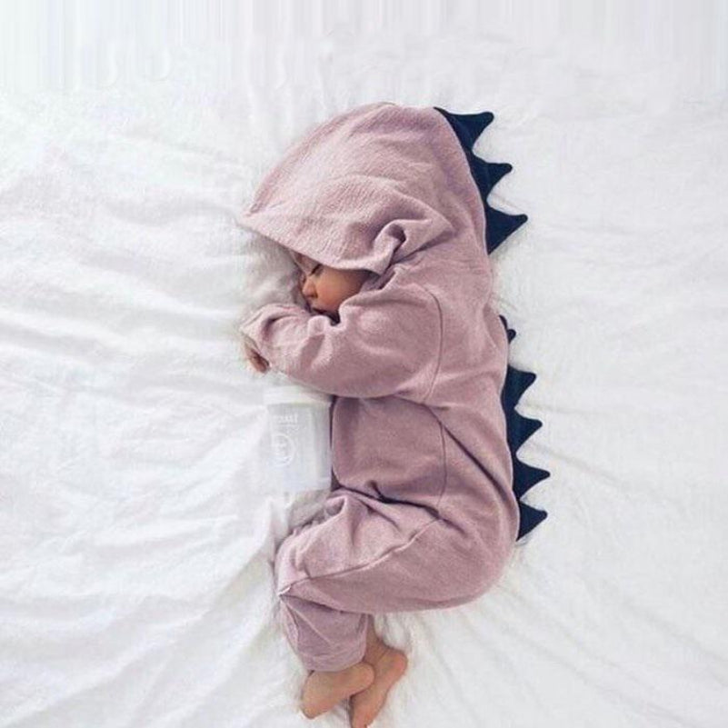 Baby Dinosaur Cotton Romper Outfit
