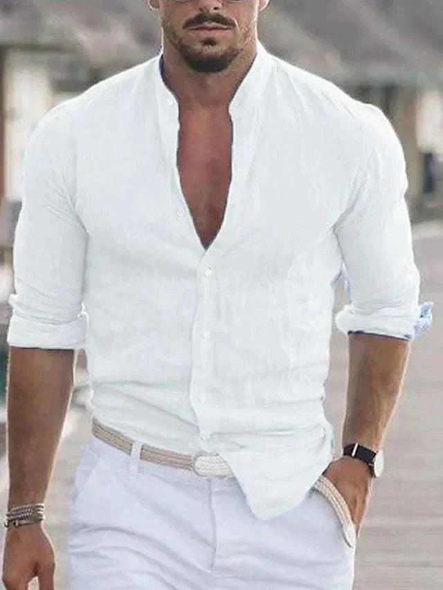 Men's linen shirt - lightweight and breathable for summer