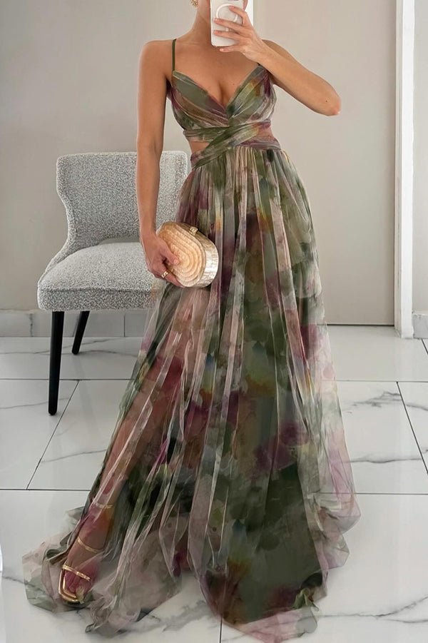 Jaciah Women's Maxi Dress - Elegant Summer Dress in Lightweight Fabrics for Weddings and Parties