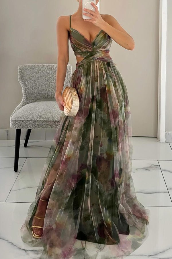 Jaciah Women's Maxi Dress - Elegant Summer Dress in Lightweight Fabrics for Weddings and Parties
