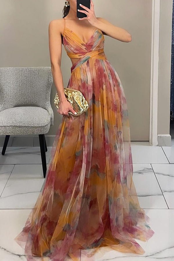 Jaciah Women's Maxi Dress - Elegant Summer Dress in Lightweight Fabrics for Weddings and Parties