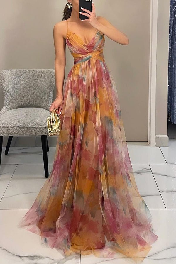 Jaciah Women's Maxi Dress - Elegant Summer Dress in Lightweight Fabrics for Weddings and Parties