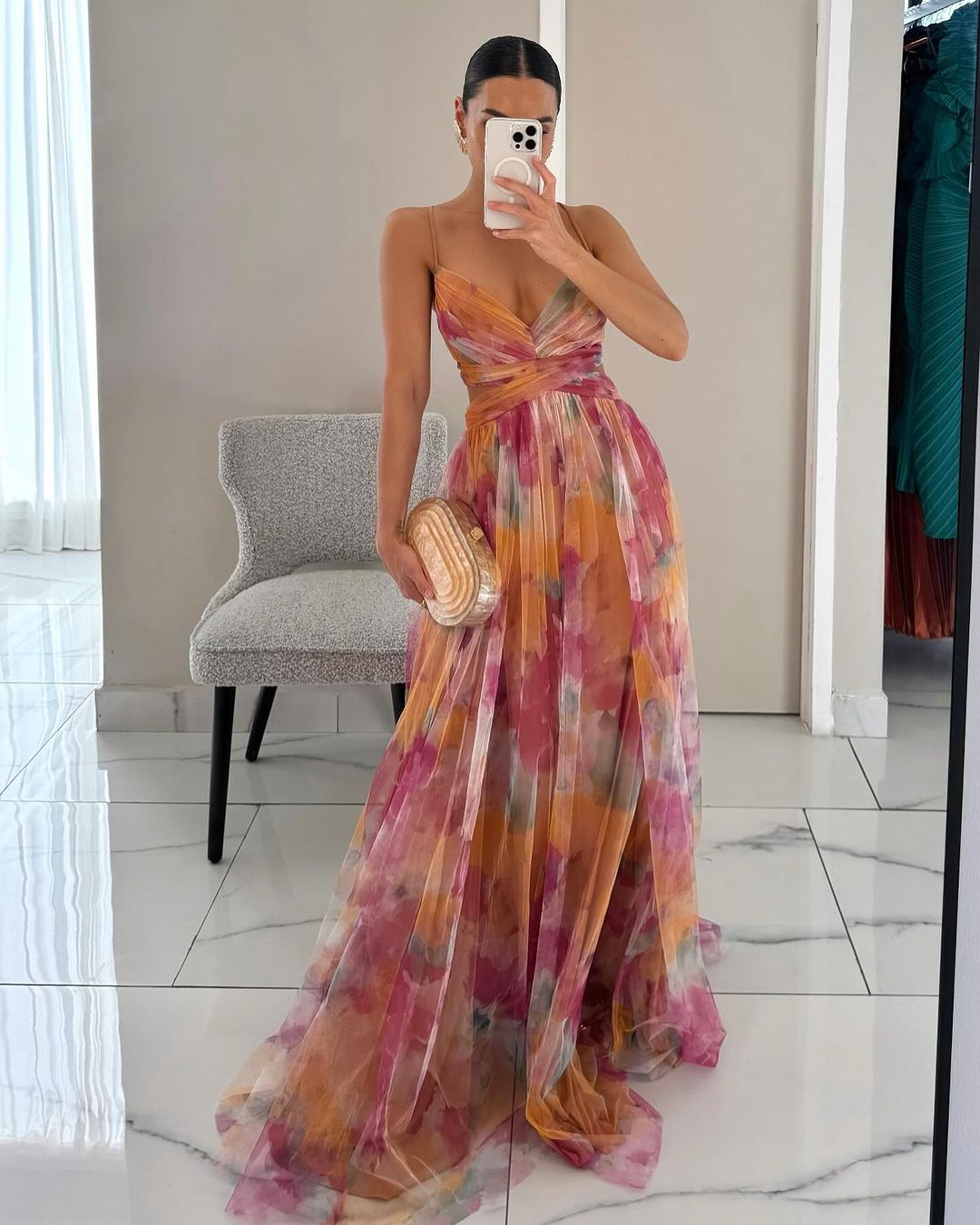 Jaciah Women's Maxi Dress - Elegant Summer Dress in Lightweight Fabrics for Weddings and Parties