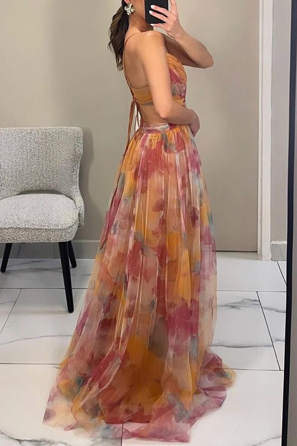 Jaciah Women's Maxi Dress - Elegant Summer Dress in Lightweight Fabrics for Weddings and Parties