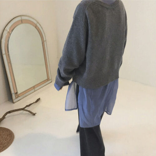 Wrap-around sweater made from luxuriously soft wool