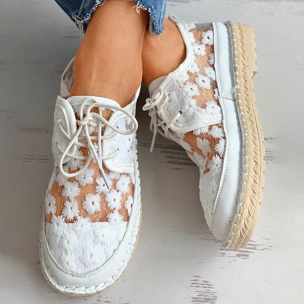 Arabella - Airy orthopedic shoe with floral pattern