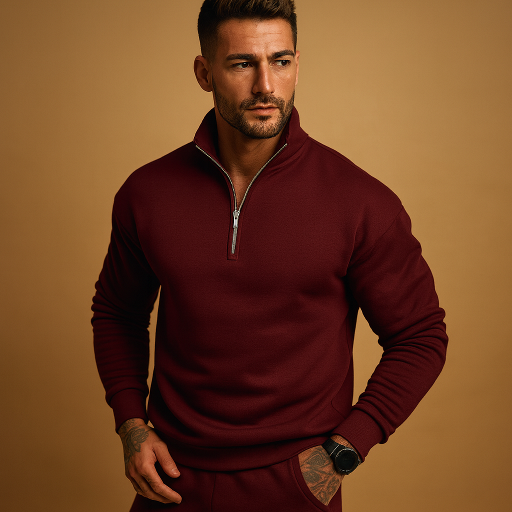 Men's half-zip sweater | Pieter