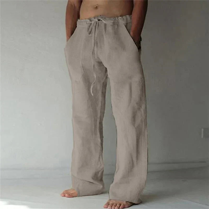 Arthur - Men's Wide Linen Pants