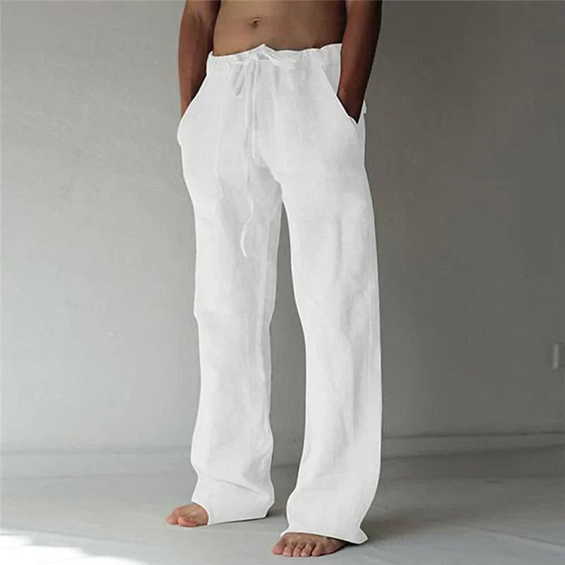 Arthur - Men's Wide Linen Pants