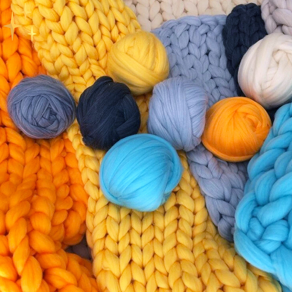 WinterWarm Wool Knitting Set - Cozy and cuddly