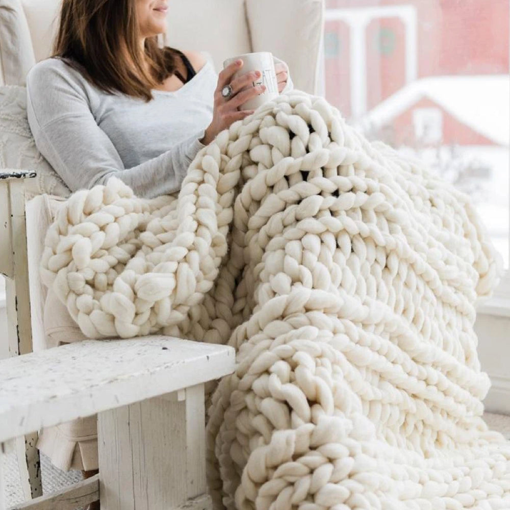 WinterWarm Wool Knitting Set - Cozy and cuddly