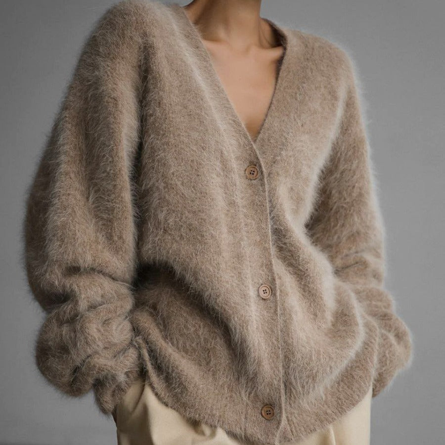 Image of Women's Button-Front Knit Cardigan