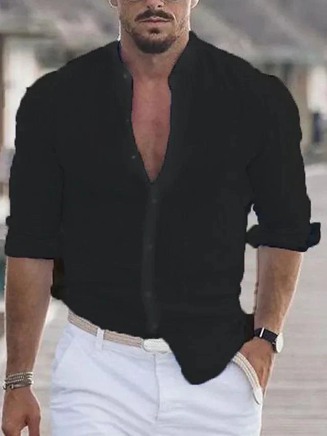 Men's linen shirt - lightweight and breathable for summer