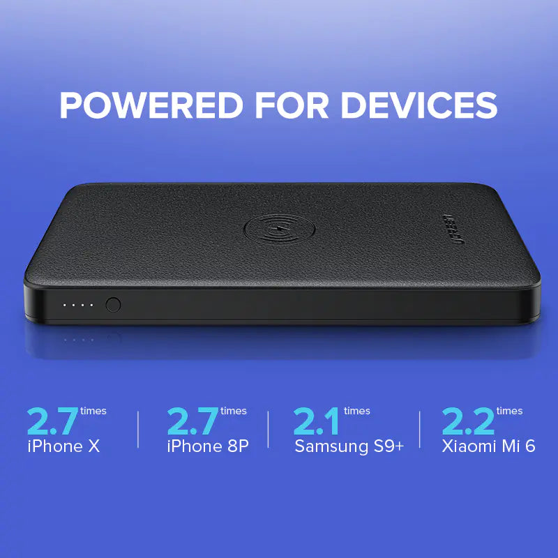 Wireless fast-charging power bank - 10,000mAh Dual Output